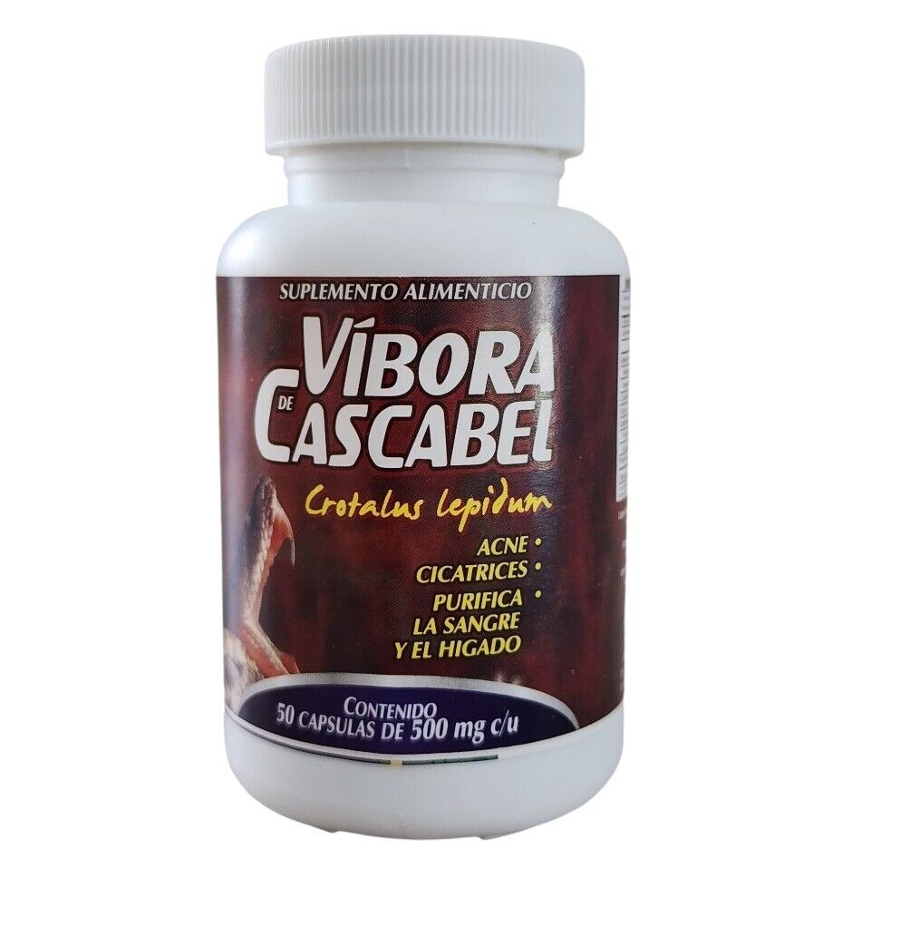 Víbora de Cascabel – Suplemento Natural Premium (50 cápsulas)