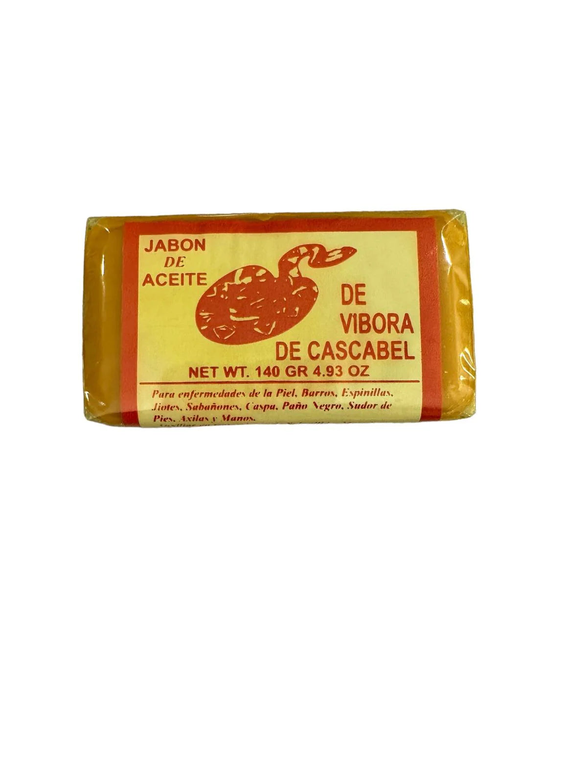 Jabon de aceite de vibora de cascabel